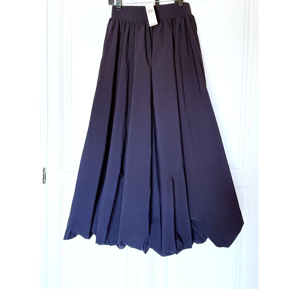 EXTRO&VERT LILY A-LINE BUBBLE MIDI SKIRT - Picture 6 of 10